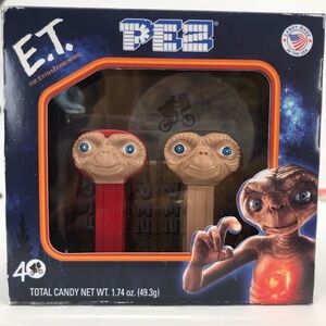 NIB E.T. 40th Anniversary Edition Set of 2 Mini Pez
